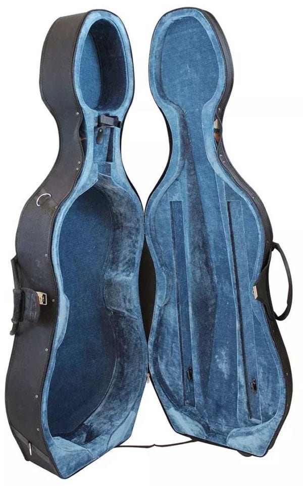 New Lightweight foambased ‘semirigid’ 4/4 CELLO case with wheels. OUT