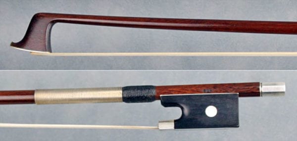 Antique violin bow by William Johnston