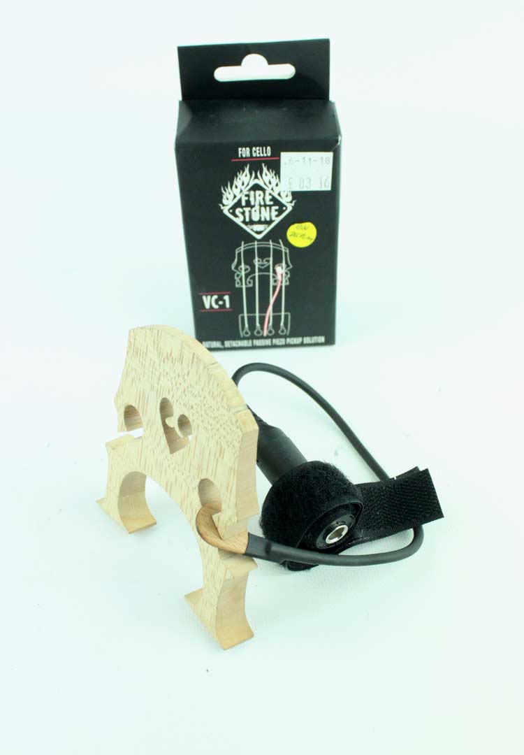 Cello VC1 Fire and Stone Bridge Pickup Moseley Violins